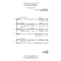 BARRY/GREENWICH DO WAH DIDDY DIDDY (BERG KEN) SATB & SOLO A CAPPELLA