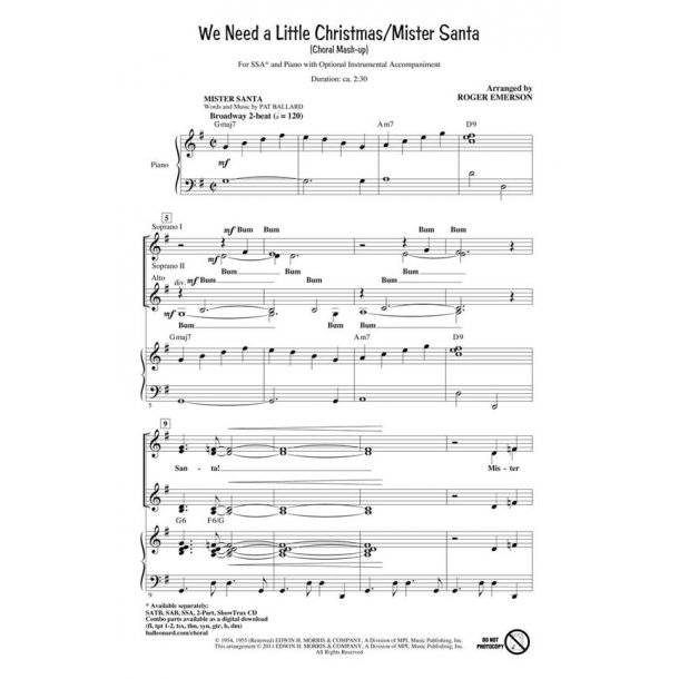 We Need a Little Christmas/Mister Santa