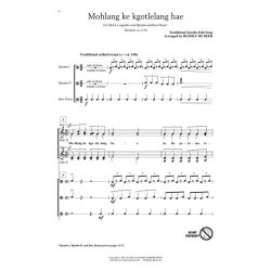 Mohlang Ke Kgotlelang Hae : When I Return Home