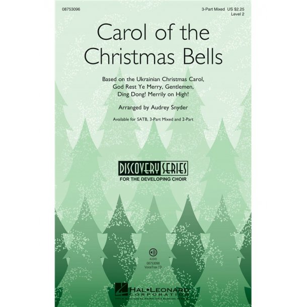 CAROL OF THE CHRISTMAS BELLS (SNYDER AUDREY) 3 PART MIXED CHORAL
