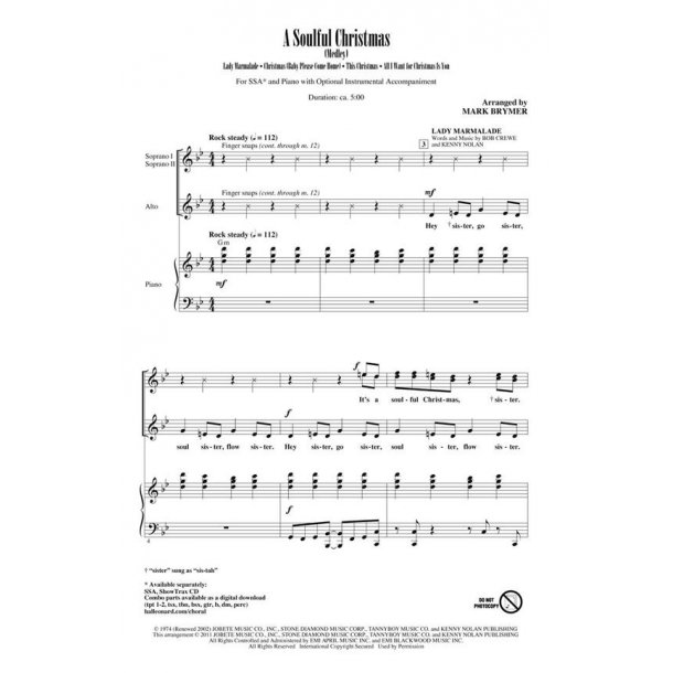 A Soulful Christmas : ShowTrax CD