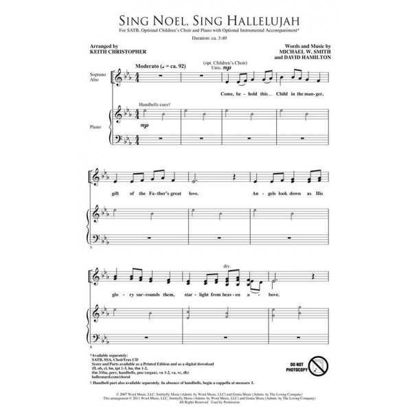 Sing Noel, Sing Hallelujah