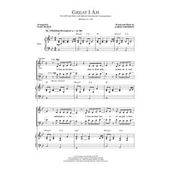 ANDERSON GREAT I AM (ARR DUREN CLIFF) SATB CHOR
