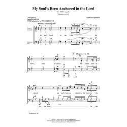 My Soul's Been Anchored In The Lord (Hogan/Eklund) Ttbb Choral
