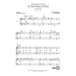 BERRY CINDY TO THE GLORY OF GOD SATB CHORAL