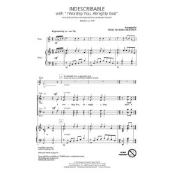 Indescribable (Courtney) Satb Chor
