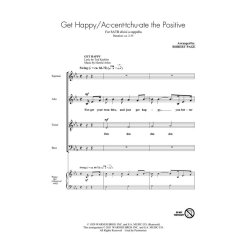 Get Happy Ac-Cent-Tchu-Ate The Positive (Arr Page) Satb Dv A Capp Chor