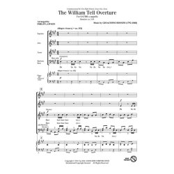 ROSSINI GIOACHINO THE WILLIAM TELL OVERTURE (LAWSON PHILIP) SATTBB CHO