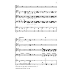 ROSSINI GIOACHINO THE WILLIAM TELL OVERTURE (LAWSON PHILIP) SATTBB CHO