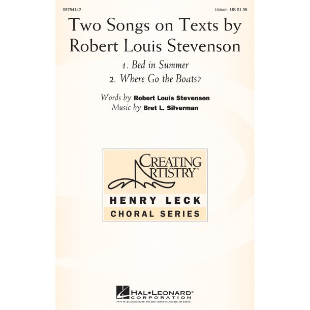 Two Songs on Texts by Robert Louis Stevenson