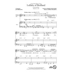 SHEARING/WEISS LULLABY OF BIRDLAND (ARR HIROKAWA JOY ONDRA) SSA CHORAL