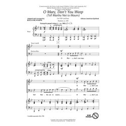 O Mary, Don't You Weep : Tell Martha Not to Mourn