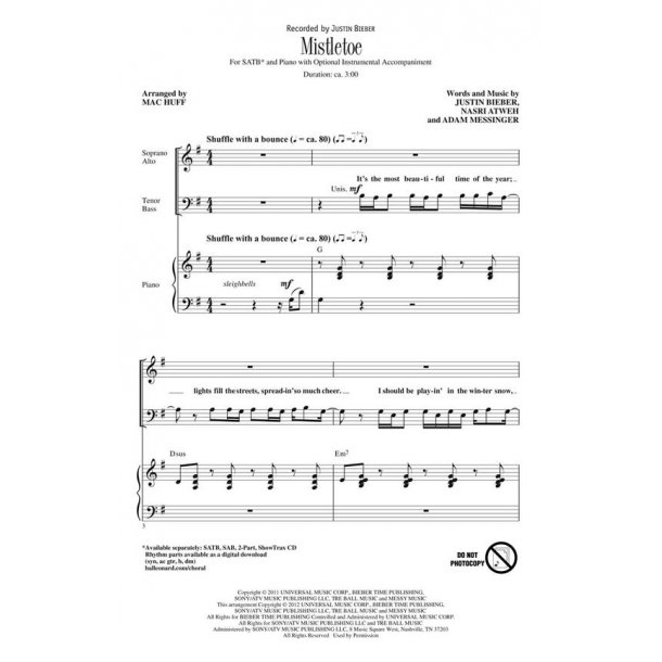 Misletoe : ShowTrax CD