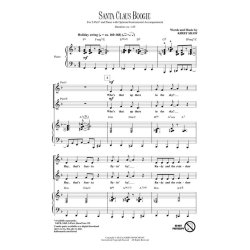 SHAW KIRBY SANTA CLAUS BOOGIE SAB CHORAL