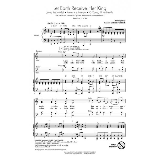 Let Earth Receive Her King