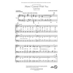 LOESSER FRANK MORE I CANNOT WISH YOU (ARR ZEGREE STEVE) SATB CHOR