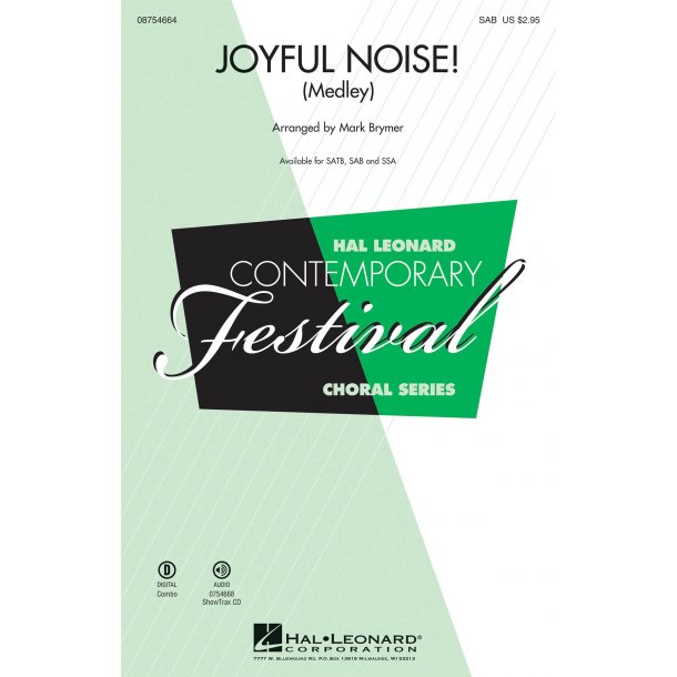 Joyful Noise Medley (Arr. Brymer) (SAB)