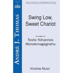 Swing Low, Sweet Chariot (Arr. Wondemagnegnhu) (SATB)