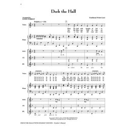 Deck the Halls with Holiday Sounds : A Holiday Collection for Voice, Orff and Piano, Song Collection, Teacher's Edition