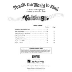 Teach the World to Sing (teacher ed) : A KidSongs Musical
