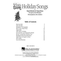 Let's All Sing Holiday Songs Pvg Bk