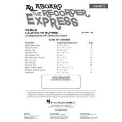 All Aboard The Recorder Express: Volume 1