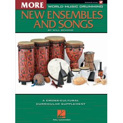 Schmid Will World Music Drumming More New Ensembles &amp; Songs Drum Bk/Cd
