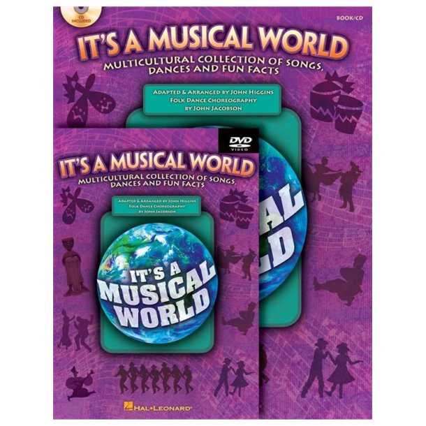 JOHN HIGGINS &amp; JOHN JACOBSON IT'S A MUSICAL WORLD CLASSROOM KIT BK/CD