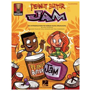 SCHMID WILL PEANUT BUTTER JAM WORLD MUSIC DRUMMING TEACHER EDITION BK