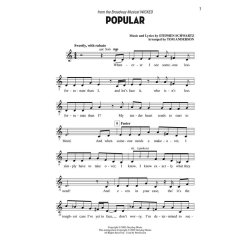 Let's All Sing Songs from Wicked: Collection for Young Voices (Teacher's Score)