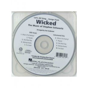 Let's All Sing Songs from Wicked: Collection for Young Voices (Showtrax CD)