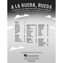 A LA RUEDA RUEDA (ED ESQUENAZI & CABRERA) FOLK SONGS CHOR BK/CD