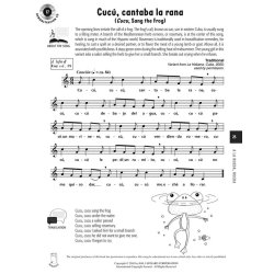 A LA RUEDA RUEDA (ED ESQUENAZI & CABRERA) FOLK SONGS CHOR BK/CD