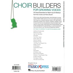 Emily Crocker/Rollo Dilworth: Choir Builders For Growing Voices - 18 Vocal Exercises For Warm-up And Workout