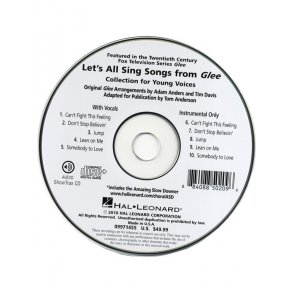 Let's All Sing Songs From Glee - Performance/Accompaniment CD