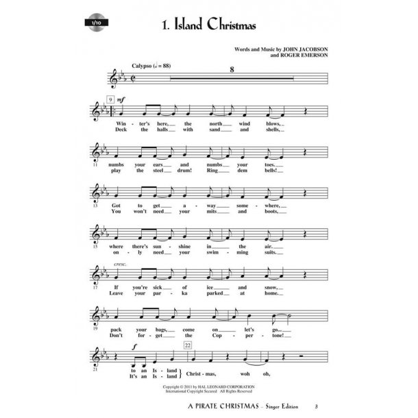 A Pirate Christmas : ShowTrax CD