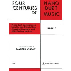 FOUR CENTURIES OF PIANO DUET MUSIC BOOK 3 (ED MCGRAW) PIANO DUET BOOK