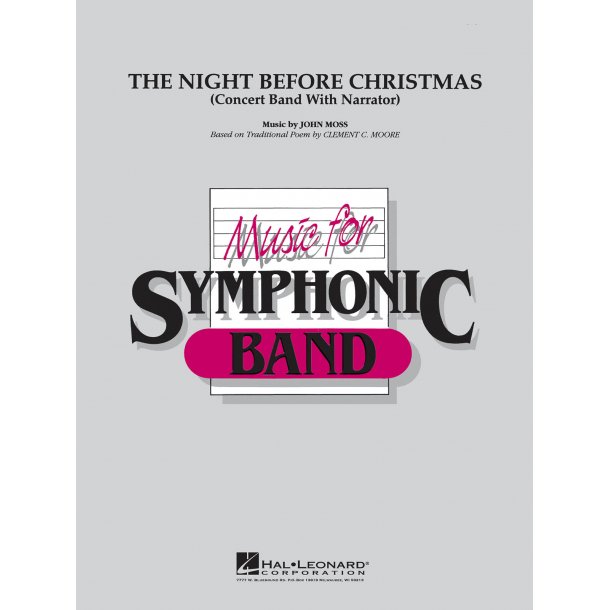 The Night Before Christmas : (for narrator and band)