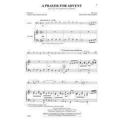 Nolan Douglas A Prayer For Advent (Williams) Satb With Cello Choral