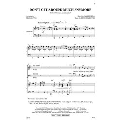 Don't Get Around Much (Hayes) Satb