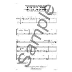 KEEP YOUR LAMPS TRIMMED AND BURNING (ARR PHILIP KERN) SATB CHORAL