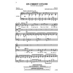MOTE HARLAN ON CHRIST I STAND SATB