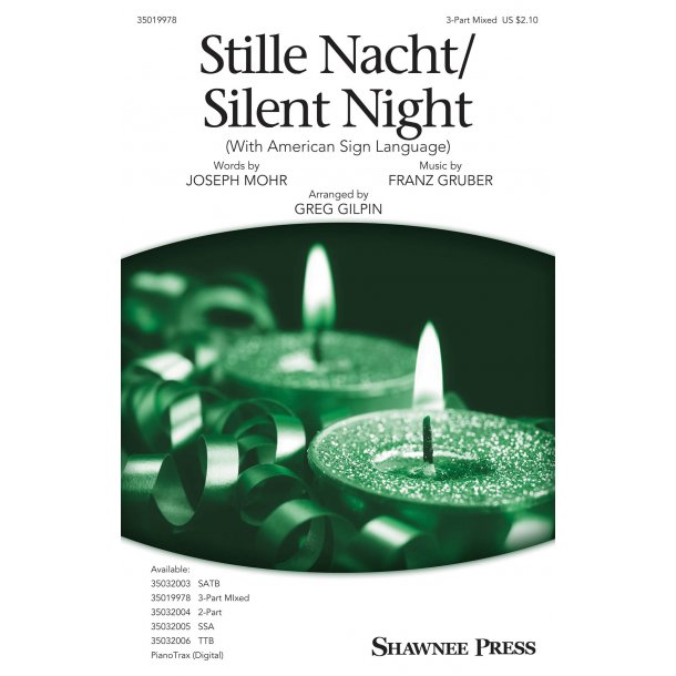 Silent Night (Arr. Gilpin) (SAB)