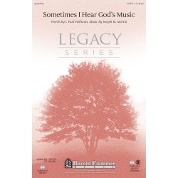 MARTIN WILLIAMS SOMETIMES I HEAR GODS MUSIC SATB