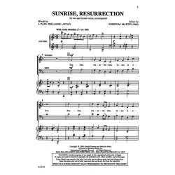 WILLIAMS MARTIN SUNRISE RESURRECTION 2 PART MIXED