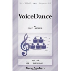 JASPERSE GREG VOICEDANCE SSAA CHORAL