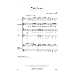 JASPERSE GREG VOICEDANCE SSAA CHORAL