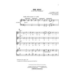FAURE GABRIEL PIE JESU (ARR GALLINA JILL) SSA CHORAL