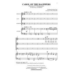 CAROL OF THE BAGPIPERS CANZONE D'L ZAMPOGNARI (GALLINA JILL) SAB CHOR