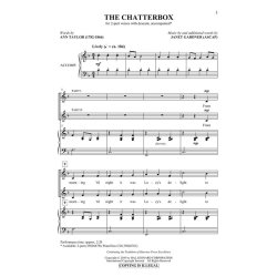 GARDNER JANET THE CHATTERBOX 2 PART OPT DESCANT CHORAL